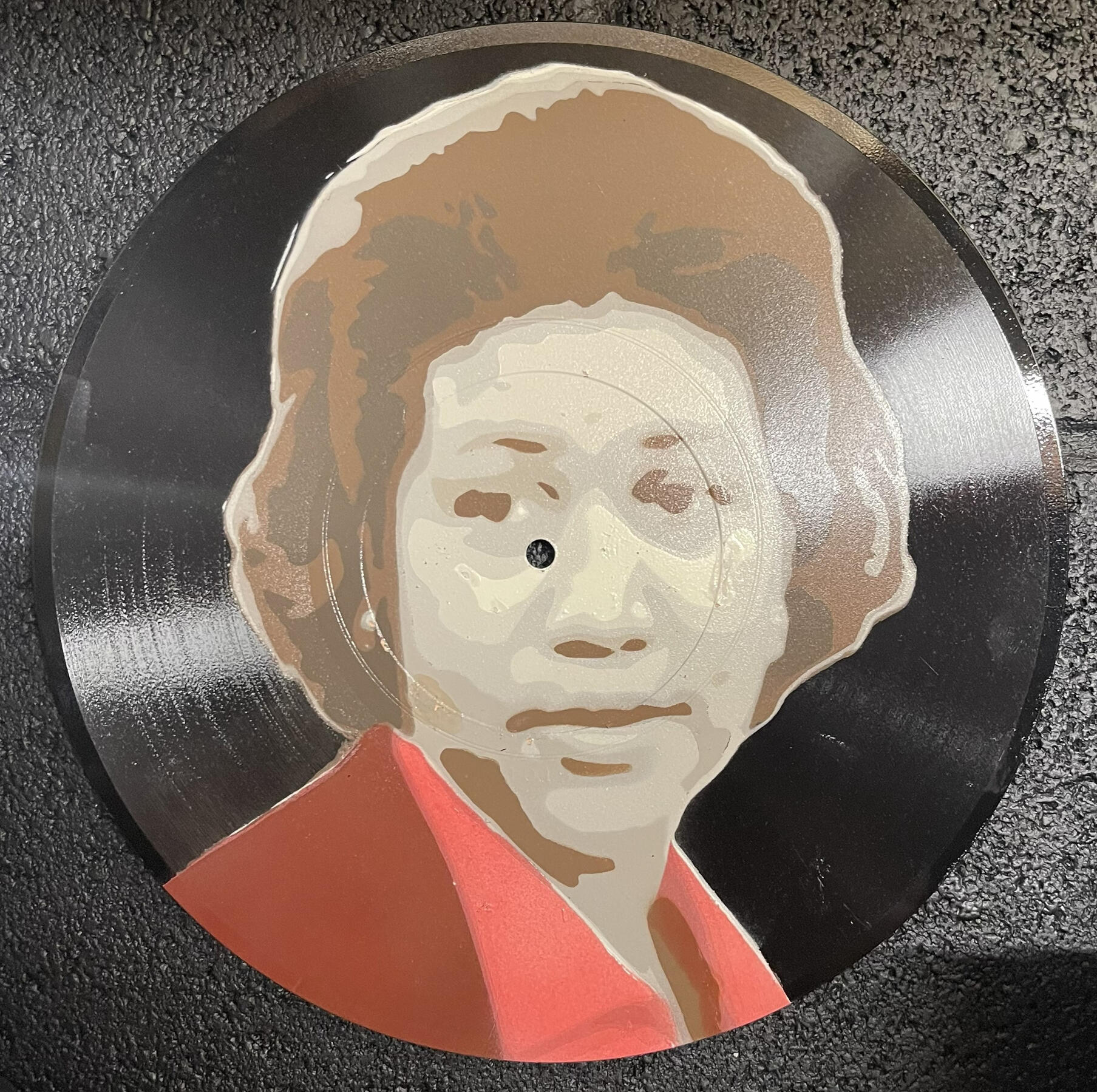 Aretha Franklin on a Vintage 78